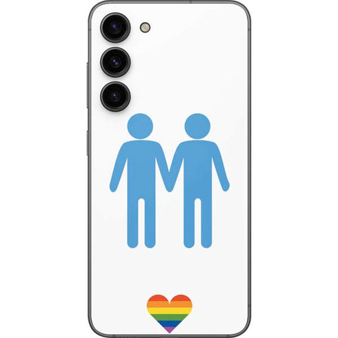 Blue Pride Galaxy S23 Plus Skin