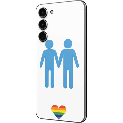 Blue Pride Galaxy S23 Plus Skin
