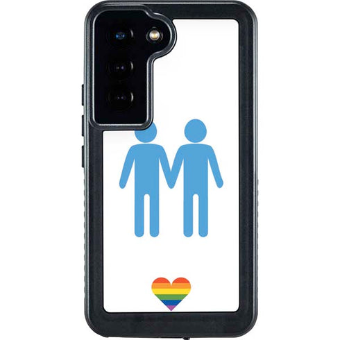Blue Pride Galaxy S23 Waterproof Case