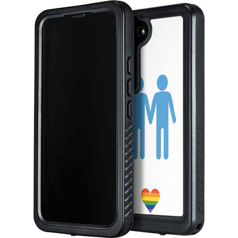 Blue Pride Galaxy S23 Waterproof Case