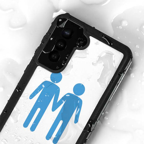Blue Pride Galaxy S23 Waterproof Case