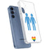 Blue Pride Galaxy S24 Clear Case
