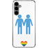 Blue Pride Galaxy S24 Plus Clear Case