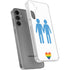 Blue Pride Galaxy S24 Plus Clear Case