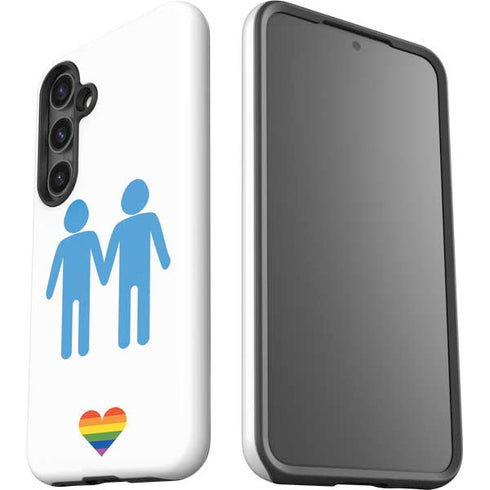 Blue Pride Galaxy S24 Plus Impact Case