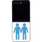 Blue Pride Galaxy Z Flip5 5G Skin