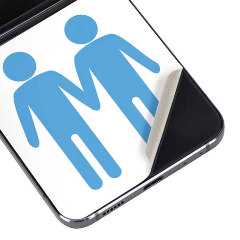 Blue Pride Galaxy Z Flip5 5G Skin