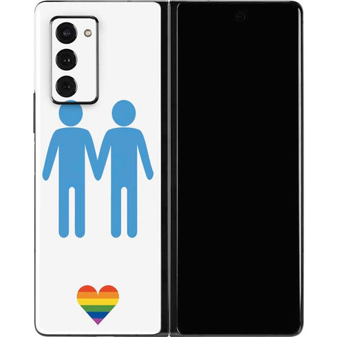 Blue Pride Galaxy Z Fold2 5G Skin