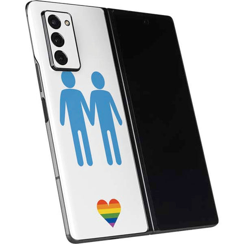 Blue Pride Galaxy Z Fold2 5G Skin