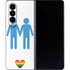Blue Pride Galaxy Z Fold4 5G Skin