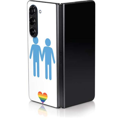 Blue Pride Galaxy Z Fold5 5G Skin