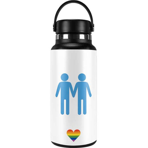 Blue Pride Hydro Flask 32oz Wide Mouth Skin
