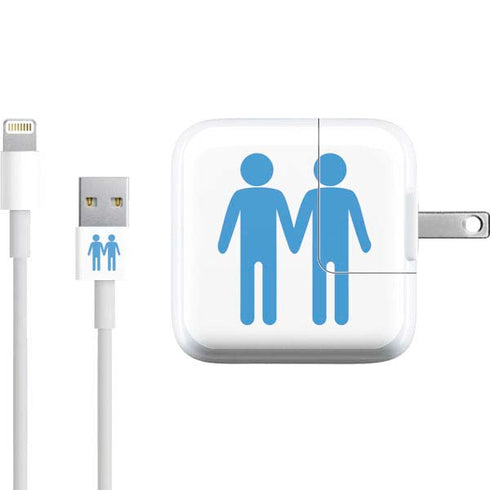 Blue Pride iPad Charger (10W USB) Skin