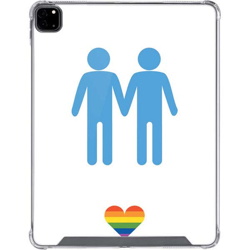 Blue Pride iPad Pro 12.9in (2020) Clear Case