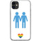 Blue Pride iPhone 11 Clear Case