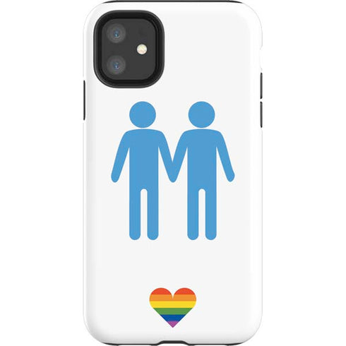Blue Pride iPhone 11 Impact Case