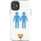 Blue Pride iPhone 11 Impact Case