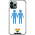 Blue Pride iPhone 11 Pro Max Clear Case
