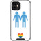 Blue Pride iPhone 12 Clear Case