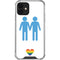 Blue Pride iPhone 12 Mini Clear Case