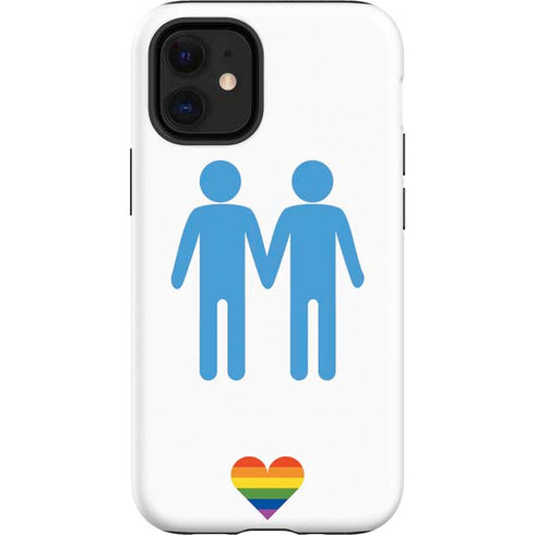Blue Pride iPhone 12 Mini Impact Case