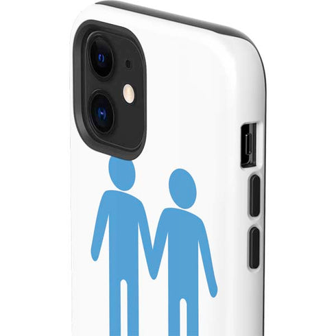 Blue Pride iPhone 12 Mini Impact Case