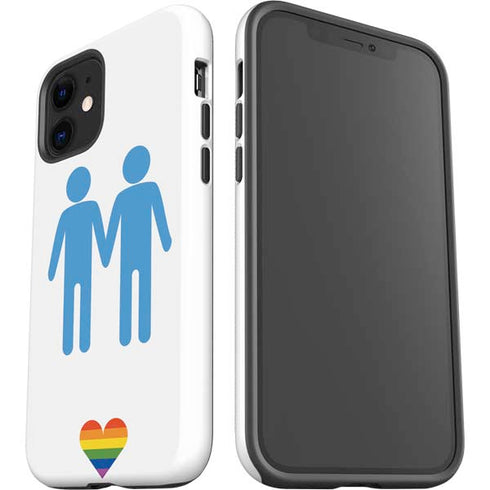 Blue Pride iPhone 12 Mini Impact Case
