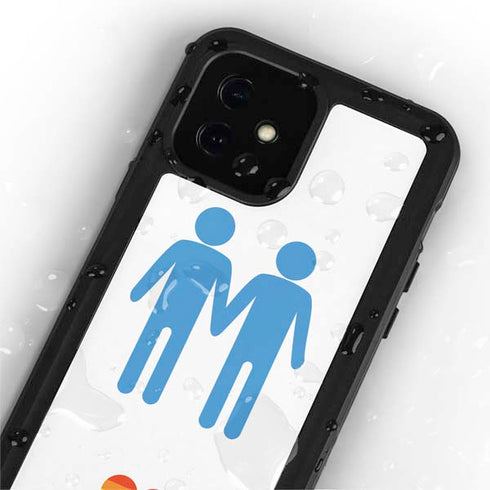 Blue Pride iPhone 12 Mini Waterproof Case