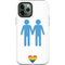 Blue Pride iPhone 12 Pro Impact Case