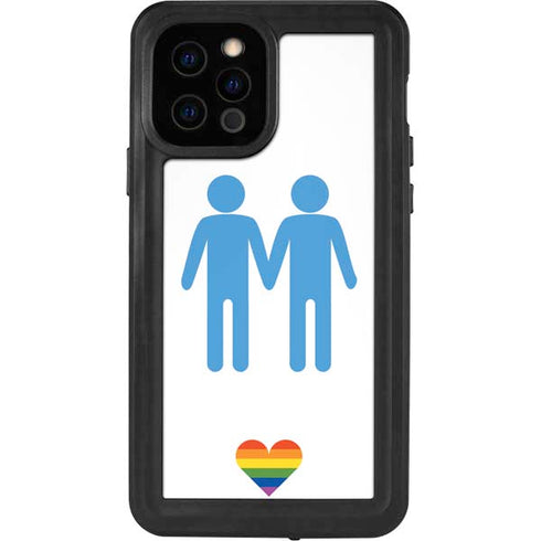 Blue Pride iPhone 12 Pro Waterproof Case