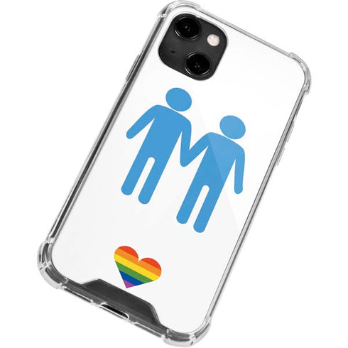 Blue Pride iPhone 13 Clear Case