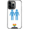 Blue Pride iPhone 13 Pro Clear Case