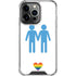 Blue Pride iPhone 13 Pro Clear Case
