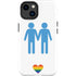 Blue Pride iPhone 14 Plus Impact Case