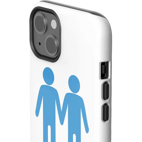 Blue Pride iPhone 15 Plus Impact Case