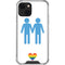 Blue Pride iPhone 14 Plus Clear Case