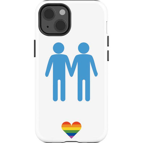 Blue Pride iPhone 15 Impact Case