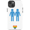 Blue Pride iPhone 14 Impact Case