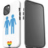 Blue Pride iPhone 15 Impact Case