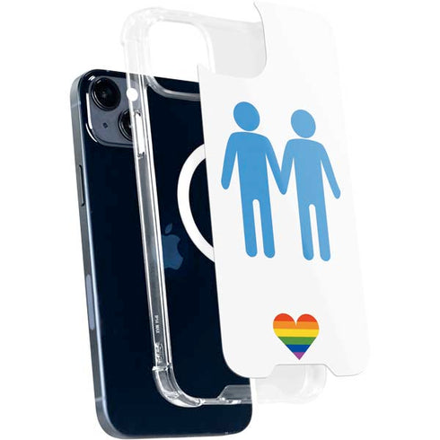 Blue Pride iPhone 14 Plus MagSafe Case