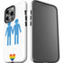 Blue Pride iPhone 14 Pro Impact Case