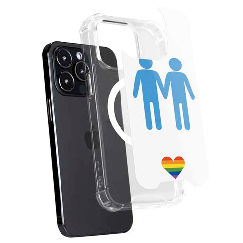 Blue Pride iPhone 14 Pro MagSafe Case