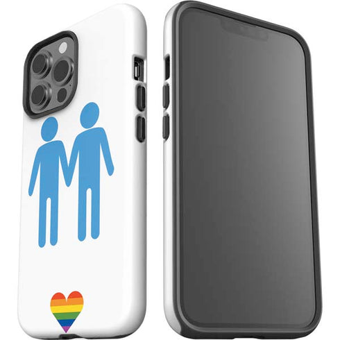 Blue Pride iPhone 15 Pro Max Impact Case
