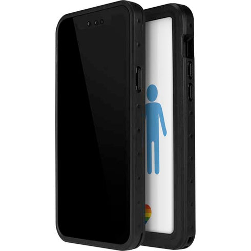 Blue Pride iPhone 14 Pro Max Waterproof Case