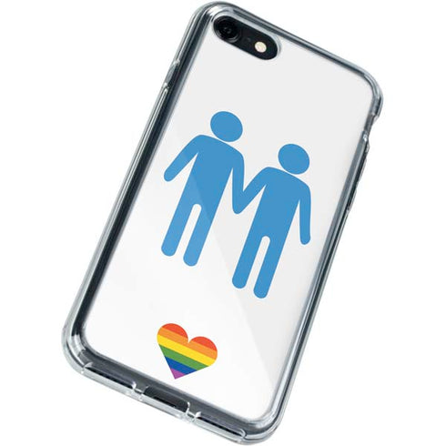 Blue Pride iPhone SE (2nd & 3rd Gen) Clear Case