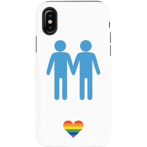 Blue Pride iPhone X Pro Case