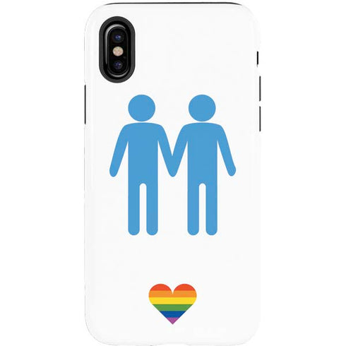 Blue Pride iPhone XS Pro Case