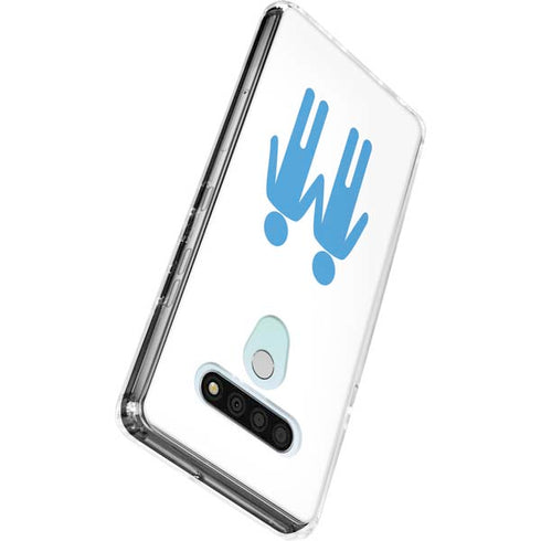 Blue Pride LG Stylo 6 Clear Case