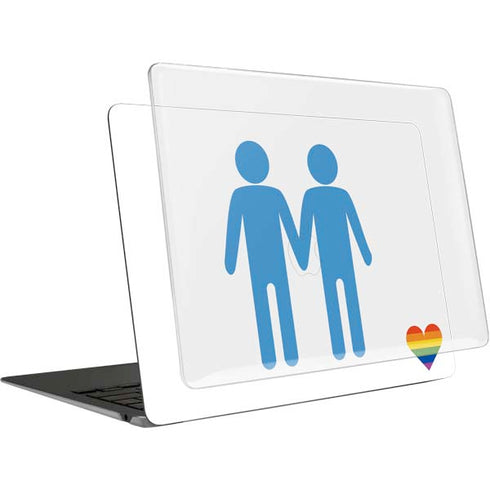 Blue Pride MacBook Air 13in (2020) Case plus Skin