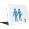 Blue Pride MacBook Air 13in (2020) Case plus Skin